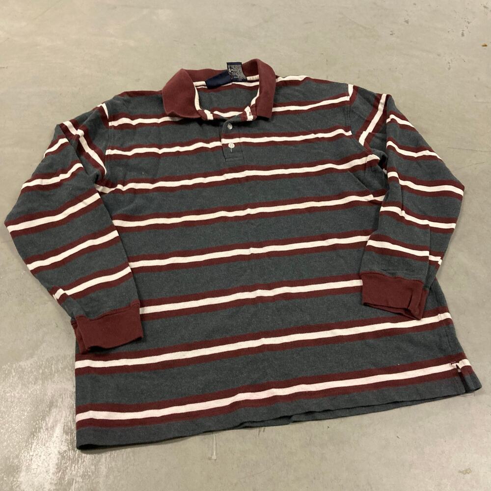 Y2K striped rugby polo T-Shirt